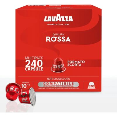 Capsule Lavazza Qualità Rossa in alluminio compatibili Nespresso - 80/720/960 pezzi Capsule Lavazza Qualità Rossa in alluminio compatibili Nespresso - 80/720/960 pezzi