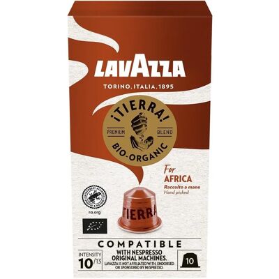 Lavazza Tierra Africa - Arabica Robusta Kaffee - 10 Kapseln Lavazza Tierra Africa - Arabica Robusta Kaffee - 10 Kapseln