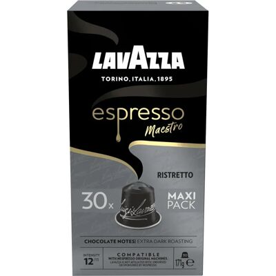 Cápsulas de Café Ristretto Lavazza - Compatíveis com Nespresso - 30 unids Cápsulas de Café Ristretto Lavazza - Compatíveis com Nespresso - 30 unids