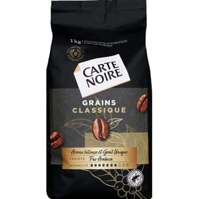 Carte Noire Classique - 1000 g de grains d'Arabica - Publicité Carte Noire Classique - 1000 g de grains d'Arabica - Publicité