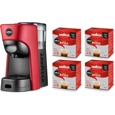 Lavazza A Modo Mio Kaffeemaschine Tiny Eco - Rot Lavazza A Modo Mio Kaffeemaschine Tiny Eco - Rot