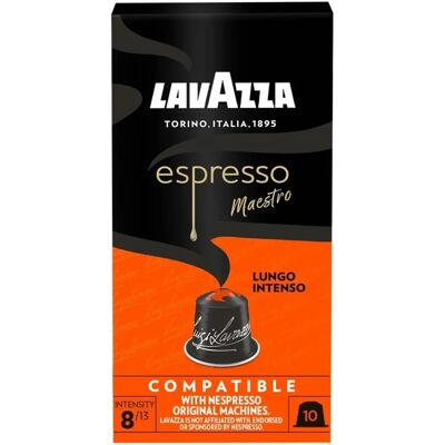 Lavazza Lungo Intenso - 10 capsules voor Nespresso - Koffiecapsules Lavazza Lungo Intenso - 10 capsules voor Nespresso - Koffiecapsules
