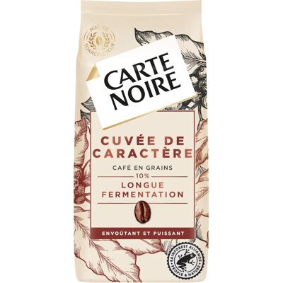 Carte Noire Cuvée De Caractère Arabica Robusta - Grains de café - Publicité Carte Noire Cuvée De Caractère Arabica Robusta - Grains de café - Publicité