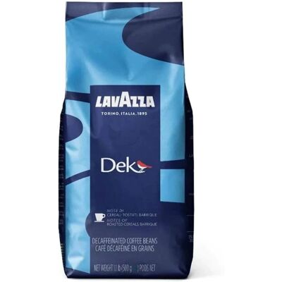 Lavazza Dek Decaffeinated Coffee Beans - 12 Packs of 500g Lavazza Dek Decaffeinated Coffee Beans - 12 Packs of 500g