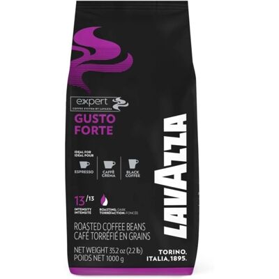 Grains de café Lavazza Gusto Forte Expert - 6 Packs - Publicité Grains de café Lavazza Gusto Forte Expert - 6 Packs - Publicité