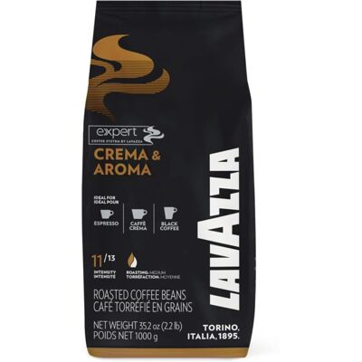 Lavazza Crema Aroma Expert - Arabica & Robusta - 6kg Café en Grano - Publicité Lavazza Crema Aroma Expert - Arabica & Robusta - 6kg Café en Grano - Publicité