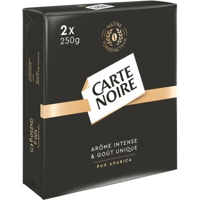 Café Classique Carte Noire - 100% Arabica - 2x250g - Publicité Café Classique Carte Noire - 100% Arabica - 2x250g - Publicité