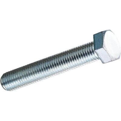 EAC - Bulloni Acciaio Zincato 8.8 10x50 - Zincato acciaio - Filettatura piena - Bolt EAC - Bulloni Acciaio Zincato 8.8 10x50 - Zincato acciaio - Filettatura piena - Bolt