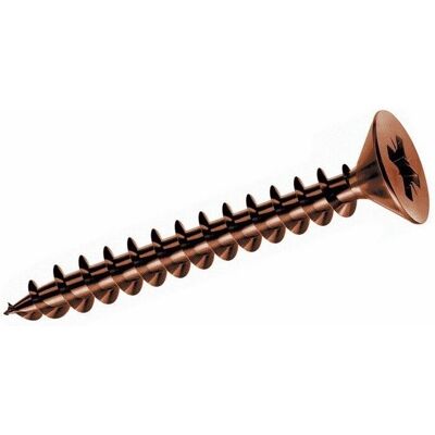 EAC - Viti Truciolare Testa Piana - Bronzate - 3x40 mm - Screw EAC - Viti Truciolare Testa Piana - Bronzate - 3x40 mm - Screw