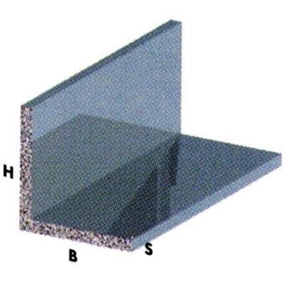 ARCANSAS - profilo angolare cromato 20X20X1 - 2 m ARCANSAS - profilo angolare cromato 20X20X1 - 2 m