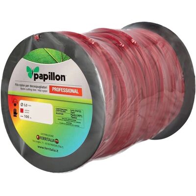 Papillon - Ligne de nylon pour débroussailleuse Ø 5,0 mm - Carré, 100m - Jardin & Taille-herbes - Publicité Papillon - Ligne de nylon pour débroussailleuse Ø 5,0 mm - Carré, 100m - Jardin & Taille-herbes - Publicité
