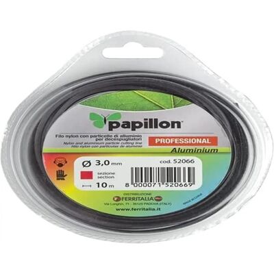 Papillon Nylon/Aluminium Faden für Trimmer - 3,0mm, 10m Papillon Nylon/Aluminium Faden für Trimmer - 3,0mm, 10m