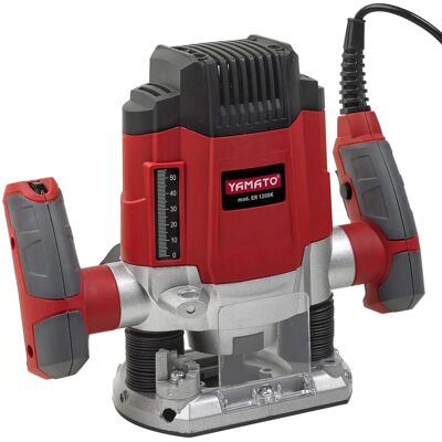 Fresatrice Yamato 1200 W - Velocità Variabile, Sistema di Polvere Fresatrice Yamato 1200 W - Velocità Variabile, Sistema di Polvere