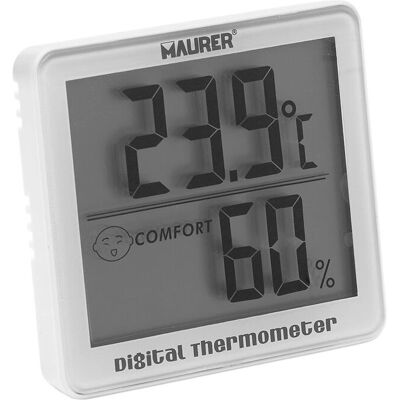 Maurer - Termometro Digitale con Indicatore di Umidità Maurer - Termometro Digitale con Indicatore di Umidità