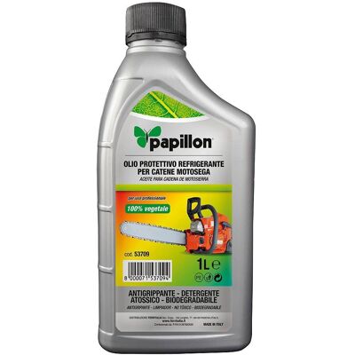 Olio catena PAPILLON - Biodegradabile - Per motoseghe Olio catena PAPILLON - Biodegradabile - Per motoseghe