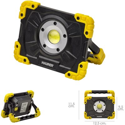 Faro LED Resistente - 500 Lumen Luce da Lavoro Portatile Faro LED Resistente - 500 Lumen Luce da Lavoro Portatile