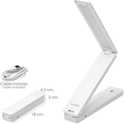 Lampada da tavolo MAURER con luminosità regolabile - LED 180 lumen Lampada da tavolo MAURER con luminosità regolabile - LED 180 lumen