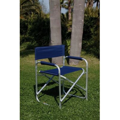 Chaise extérieure Papillon 55184 - Aluminium, Bleu - Légère, Pliable - Publicité Chaise extérieure Papillon 55184 - Aluminium, Bleu - Légère, Pliable - Publicité