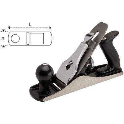 Maurer Modello 235 mm - Impugnatura ergonomica, Lama regolabile - Pialletto Maurer Modello 235 mm - Impugnatura ergonomica, Lama regolabile - Pialletto