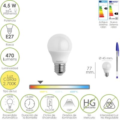 Maurer LED-Lampe 2700K 4,5W - LED-Lampe Maurer LED-Lampe 2700K 4,5W - LED-Lampe