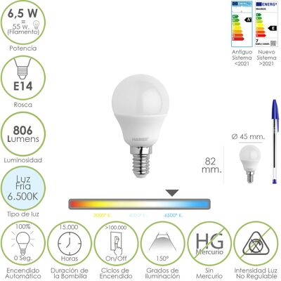 Maurer LED Glühbirne 6500K 6.5W E14 Maurer LED Glühbirne 6500K 6.5W E14