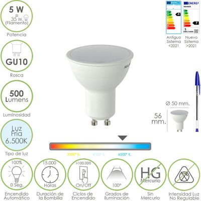 Maurer LED-Lampe 6500 K 5 W GU10 - LED-Lampe Maurer LED-Lampe 6500 K 5 W GU10 - LED-Lampe