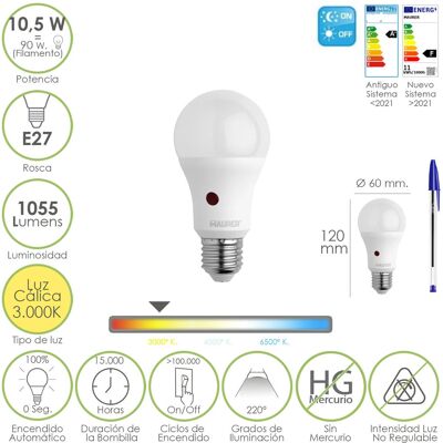 Maurer LED-Lampe 3000K 10,5W E27 - Warmweiß Maurer LED-Lampe 3000K 10,5W E27 - Warmweiß
