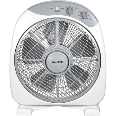 Maurer Haushaltsventilator - 30cm, 40W, 3 Geschwindigkeiten, Timer Maurer Haushaltsventilator - 30cm, 40W, 3 Geschwindigkeiten, Timer