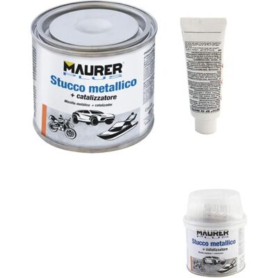 Stucco di Riparazione Metalli Maurer - 150 ml con Indurente Stucco di Riparazione Metalli Maurer - 150 ml con Indurente