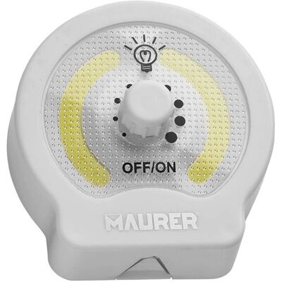 Maurer 19041290 Lampe de poche LED - Réglable, Magnétique, 3 AAA - Publicité Maurer 19041290 Lampe de poche LED - Réglable, Magnétique, 3 AAA - Publicité