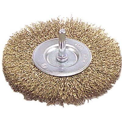 Ruota filo MAURER - Spazzola 75mm - filo 0,3mm - Gambo 6mm - Ruota filo/Spazzola Ruota filo MAURER - Spazzola 75mm - filo 0,3mm - Gambo 6mm - Ruota filo/Spazzola