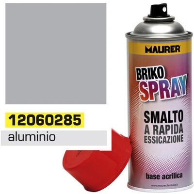 Spray alluminio Maurer 400ml - Vernice acrilica per metalli Spray alluminio Maurer 400ml - Vernice acrilica per metalli