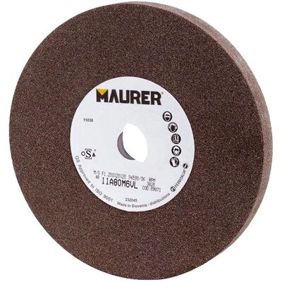 Maurer 100X20X13 mm Grano 80 - Ruota abrasiva Maurer 100X20X13 mm Grano 80 - Ruota abrasiva