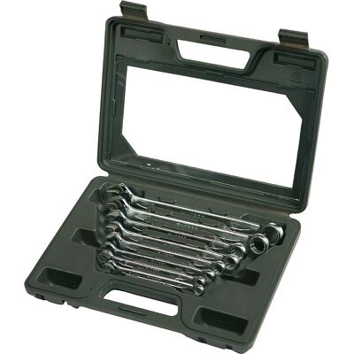 MAURER 90589 Combination Wrench Set - 8 Pieces, Chrome Vanadium Steel MAURER 90589 Combination Wrench Set - 8 Pieces, Chrome Vanadium Steel