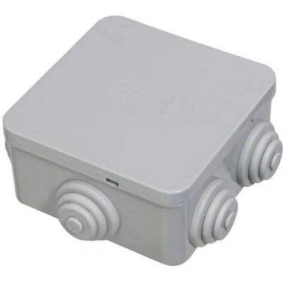 MAURER Waterdichte Oppervlakkenkast - 80x80x40 mm - Clipsluiting - Elektrische Verbindingsdoos MAURER Waterdichte Oppervlakkenkast - 80x80x40 mm - Clipsluiting - Elektrische Verbindingsdoos