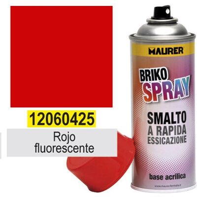 MAURER Acryl Sprayfarbe - Fluoreszierend Rot - 400 ml - Aerosol Spray MAURER Acryl Sprayfarbe - Fluoreszierend Rot - 400 ml - Aerosol Spray