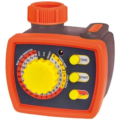 PAPILLON - 95047 - Analogico meccanico - con orologio - Timer irrigazione PAPILLON - 95047 - Analogico meccanico - con orologio - Timer irrigazione