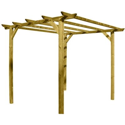 Pergola in legno di pino FSC Papillon 300x300cm - Durevole & Certificata Pergola in legno di pino FSC Papillon 300x300cm - Durevole & Certificata