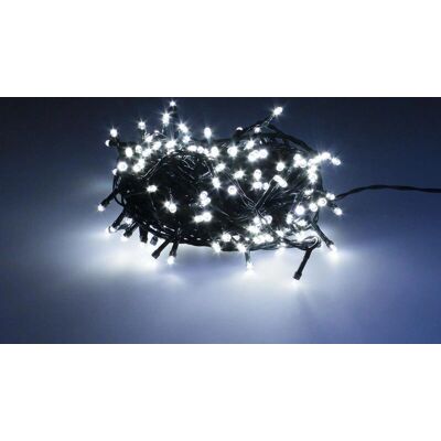 MAURER - 180Leds - Freddo Bianco - 12m IP44 - Catena luci Natale MAURER - 180Leds - Freddo Bianco - 12m IP44 - Catena luci Natale