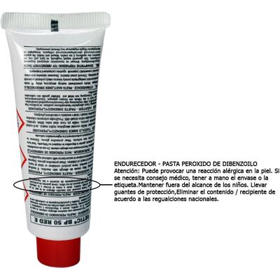 Maurer Endurecedor Masillas 30 Grammes - Rouge pour 750ML - Durcisseur - Publicité Maurer Endurecedor Masillas 30 Grammes - Rouge pour 750ML - Durcisseur - Publicité