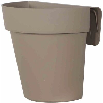 EURO3PLAST - Balconiera UP Vaso 25X20 - tortora - Planter - Publicité EURO3PLAST - Balconiera UP Vaso 25X20 - tortora - Planter - Publicité