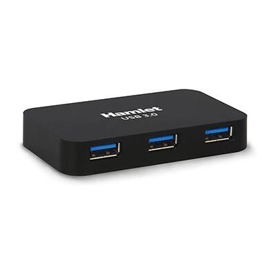 Hamlet XHUB430BK USB 3.2 Hub 4 Ports - USB 3.0 5 Gbps Hamlet XHUB430BK USB 3.2 Hub 4 Ports - USB 3.0 5 Gbps