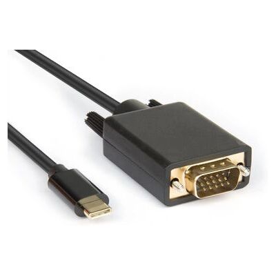 Adaptateur de câble vidéo Hamlet XVAUC-VGA20 - 2m USB Type-C VGA Noir - Publicité Adaptateur de câble vidéo Hamlet XVAUC-VGA20 - 2m USB Type-C VGA Noir - Publicité