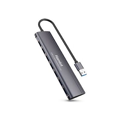 Hamlet XHUB-07A3 Hub USB - 7 Ports, Noir Hamlet XHUB-07A3 Hub USB - 7 Ports, Noir