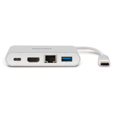 Hamlet Weiß USB 4K Grafikkarte & Dockingstation Hamlet Weiß USB 4K Grafikkarte & Dockingstation