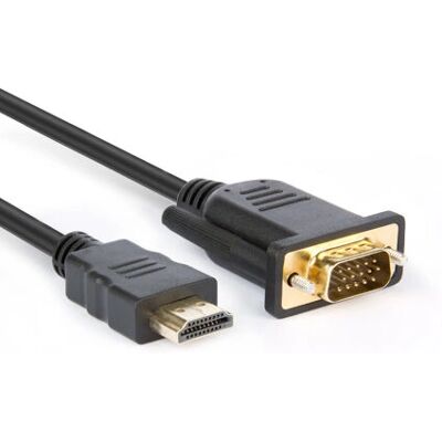 Adaptador de Cable de Video Hamlet XVCHDM-VGA180 - 1,8m HDMI VGA Negro Adaptador de Cable de Video Hamlet XVCHDM-VGA180 - 1,8m HDMI VGA Negro