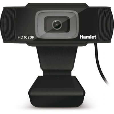 Hamlet HWCAM1080 Webcam - 2 MP, 1080p, USB 2.0, Schwarz Hamlet HWCAM1080 Webcam - 2 MP, 1080p, USB 2.0, Schwarz