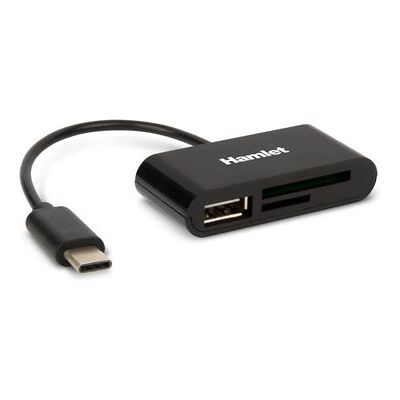 Hamlet XZR100UC USB-C Kartenleser - Schwarz Hamlet XZR100UC USB-C Kartenleser - Schwarz