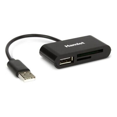 Hamlet XZR101UA Kartenleser - USB 2.0 - Schwarz Hamlet XZR101UA Kartenleser - USB 2.0 - Schwarz
