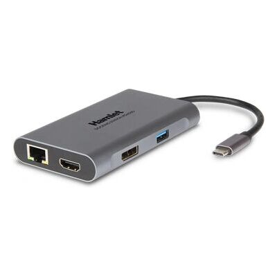 Hamlet Docking Station - USB-C 4K HDMI DisplayPort Ethernet 85W Hamlet Docking Station - USB-C 4K HDMI DisplayPort Ethernet 85W